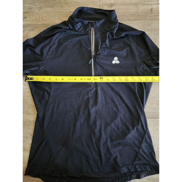 LEVELWEAR Black Golf Quarter Zip Long Sleeve Pullover Womens Size Large - Picture 5 of 7